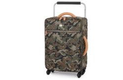 IT Luggage Cabin Quilted Camo 4 Wheel Suitcase - Sand